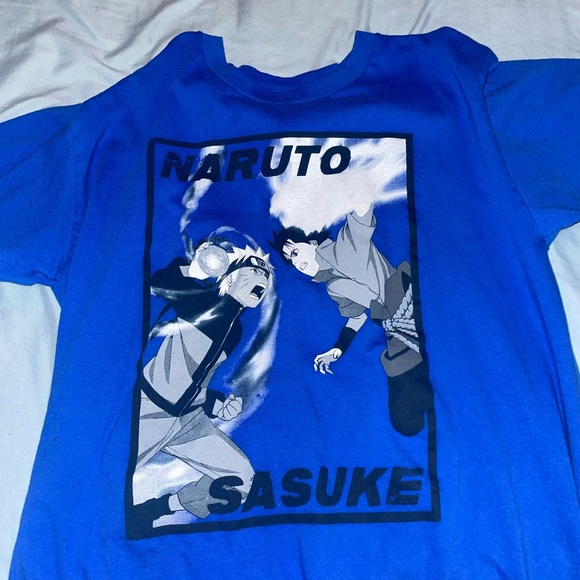 Naruto Sasuke Graphic T-Shirt - Picture 1 of 1